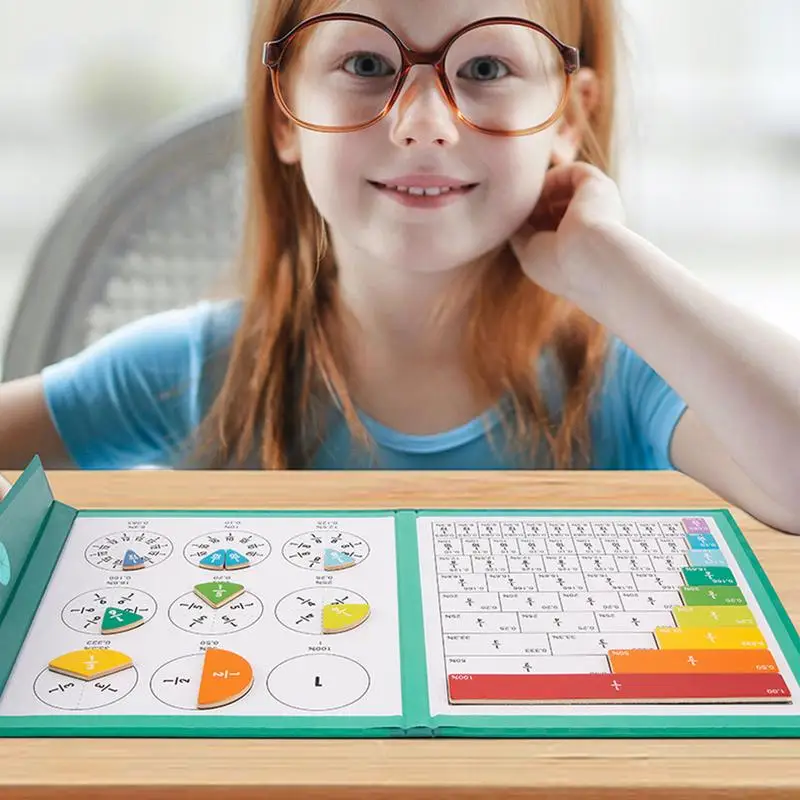 Фракционные манипуляторы, магнитные манипуляторы, Фракционные образовательные головоломки, математические манипуляторы для начальной школы для