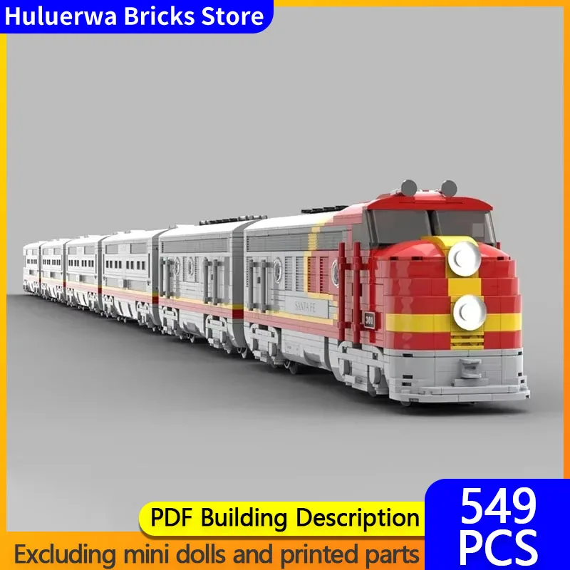 City Car Truck Model MOC Building Bricks Small Trailer Lorry Modular Technology Gifts Holiday Assemble Children Toys Suit