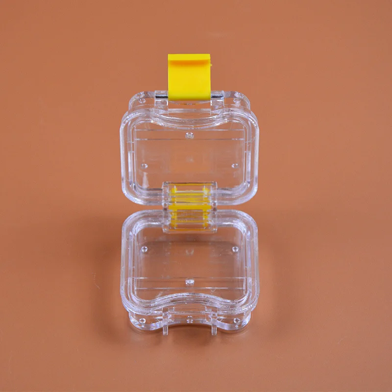 200 Pieces Packed Membrane Tooth Box Dental Storage Box Dental Teeth Box with Translucent Film