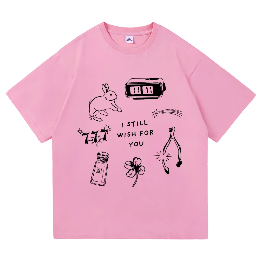 Lucky Charm Collage TShirt Wishbone Album Conan Gray Kid Krow 2025 Men/women Clothing Harajuku High Quality Tops Cotton TShirts