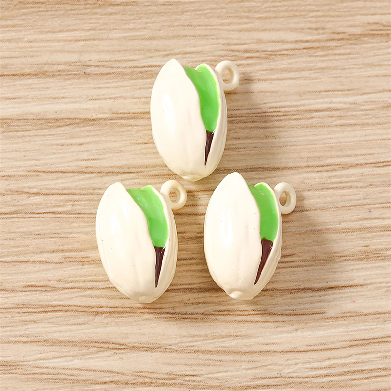5 Stück süße Obst Charms Emaille Lebensmittel Banane Wassermelone Mais Charms Anhänger für Schmuckherstellung Halsketten Ohrringe DIY Handwerk Geschenke – Detail 9
