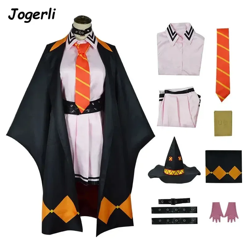 أزياء جوجيرلي ميجومين التأثيرية كونو سوباراشي سيكاي ني باكوين وو مجموعة معالج لعب الأدوار Clothc؛ 6، r'8؛ p'