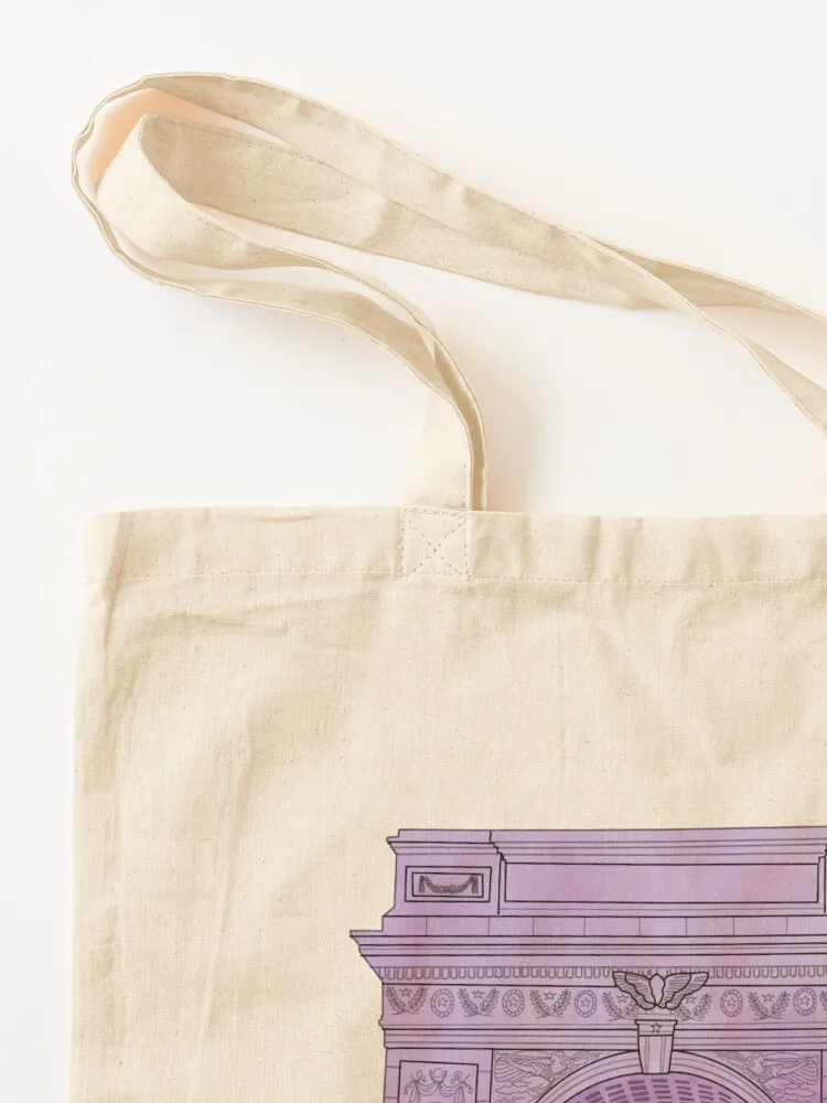 NYU Arch Washington Square Park Purple Ombre Tote Bag cloth bag woman Canvas bag canvas tote shoping