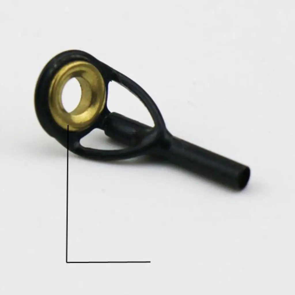 Spinning Rod Guides Stainless Steel and Ceramic Eye Rings Repair Kit for Sea Lure Fishing Rod