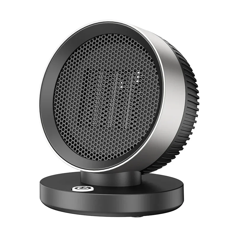 PTC Desktop Heater 500W Mini Electric Space Heater Overheat Tip-over Protection Small Winter Warmer for Room Desk