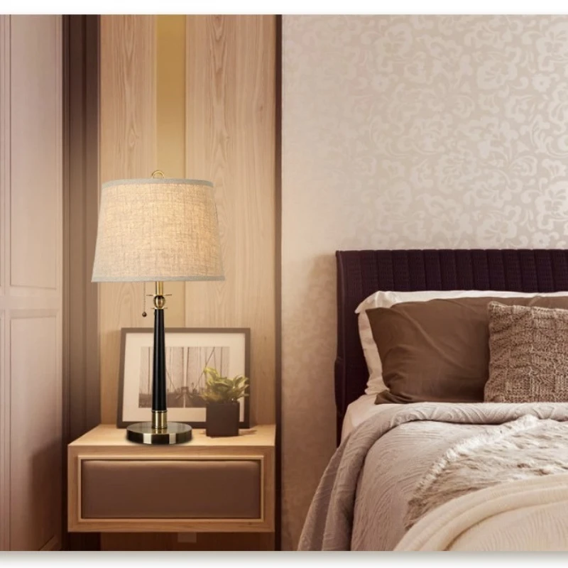 Minimally Rustic Retro Desk Lamp with Cable Switch Office Next To The Bedside Sofa Homestay Luxury Decoration Lighting Fixtures