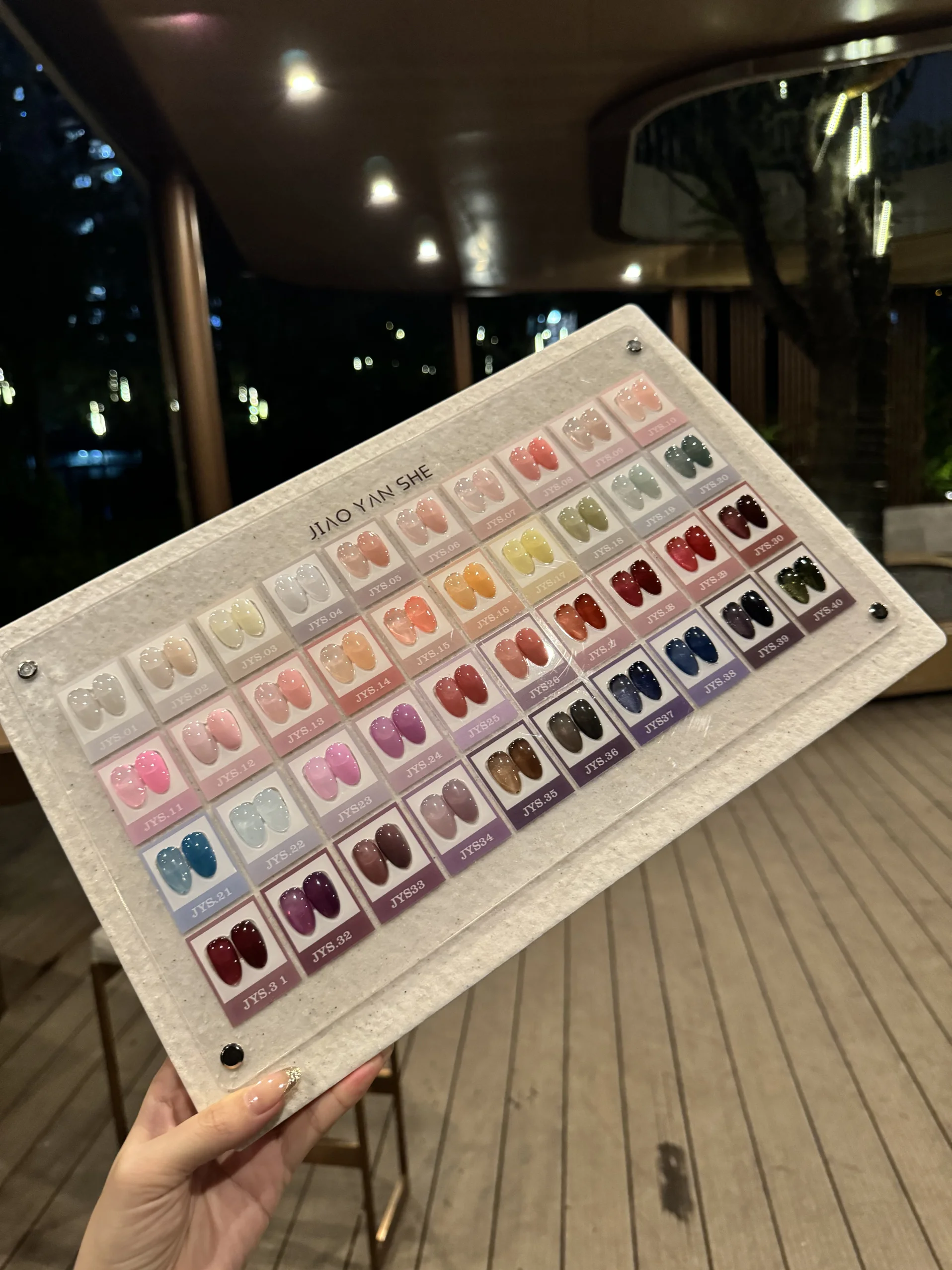 JIAOYANSHE 40 colors Transparent color Nail gel set Fashion Nail salon 2024 New Nail art kit Non-Eoxic Uv gel Custom