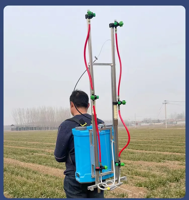 고품질 농약 PE 플라스틱 농업용 분무기 전동 배낭식 분무기 연장봉 포함