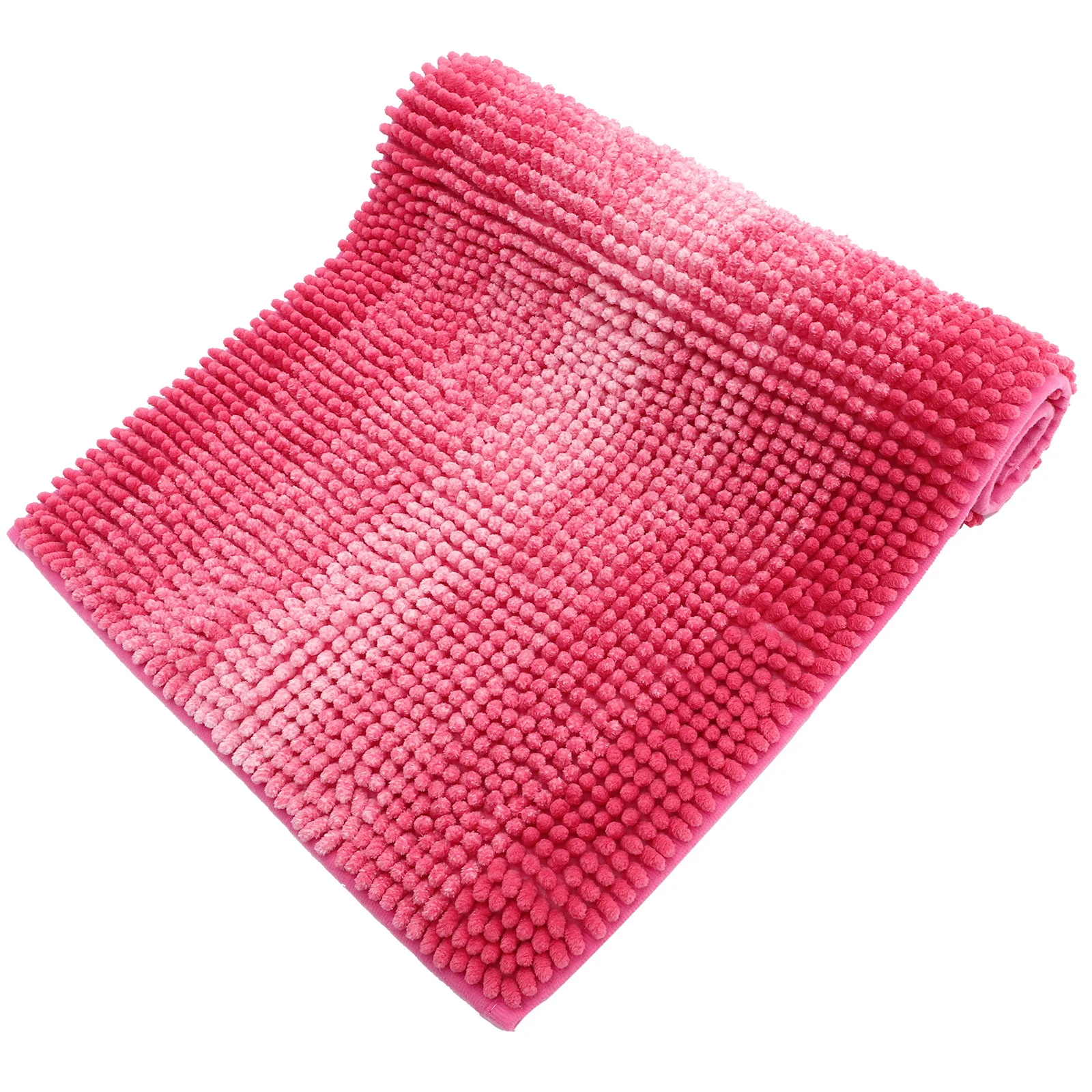 

Chenille Bathroom Rug Pink 40x60cm Non Slip Bath Mat Water Absorption Quick Dry Shower Mats Nonslip Floor Pad Home Supplies