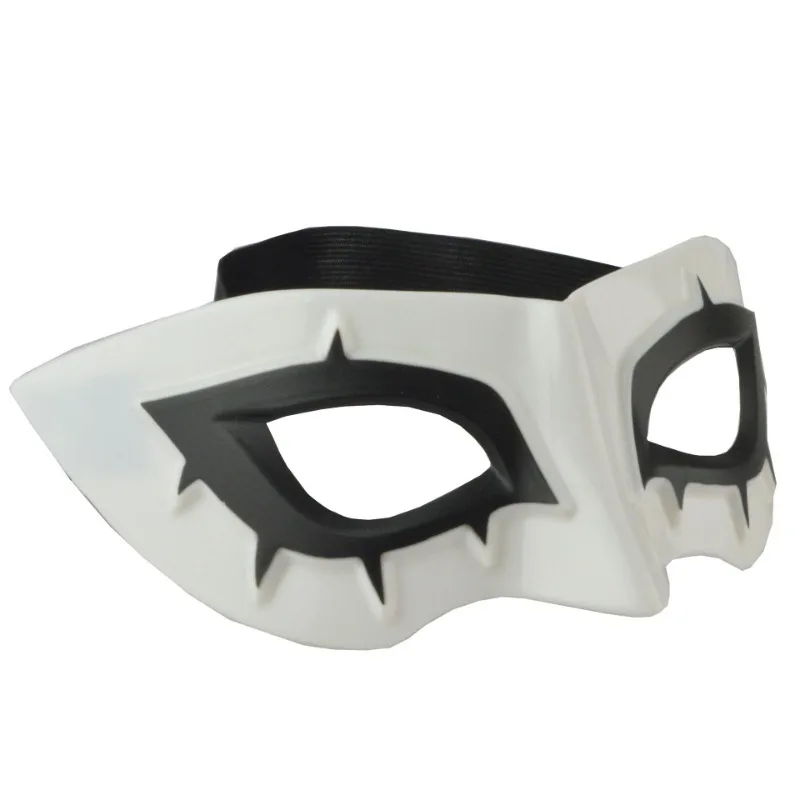 Meia máscara facial de Halloween para homens, máscara masculina Persona 5 Hero, Arsenal Joker, adereços cosplay, acessórios de festa