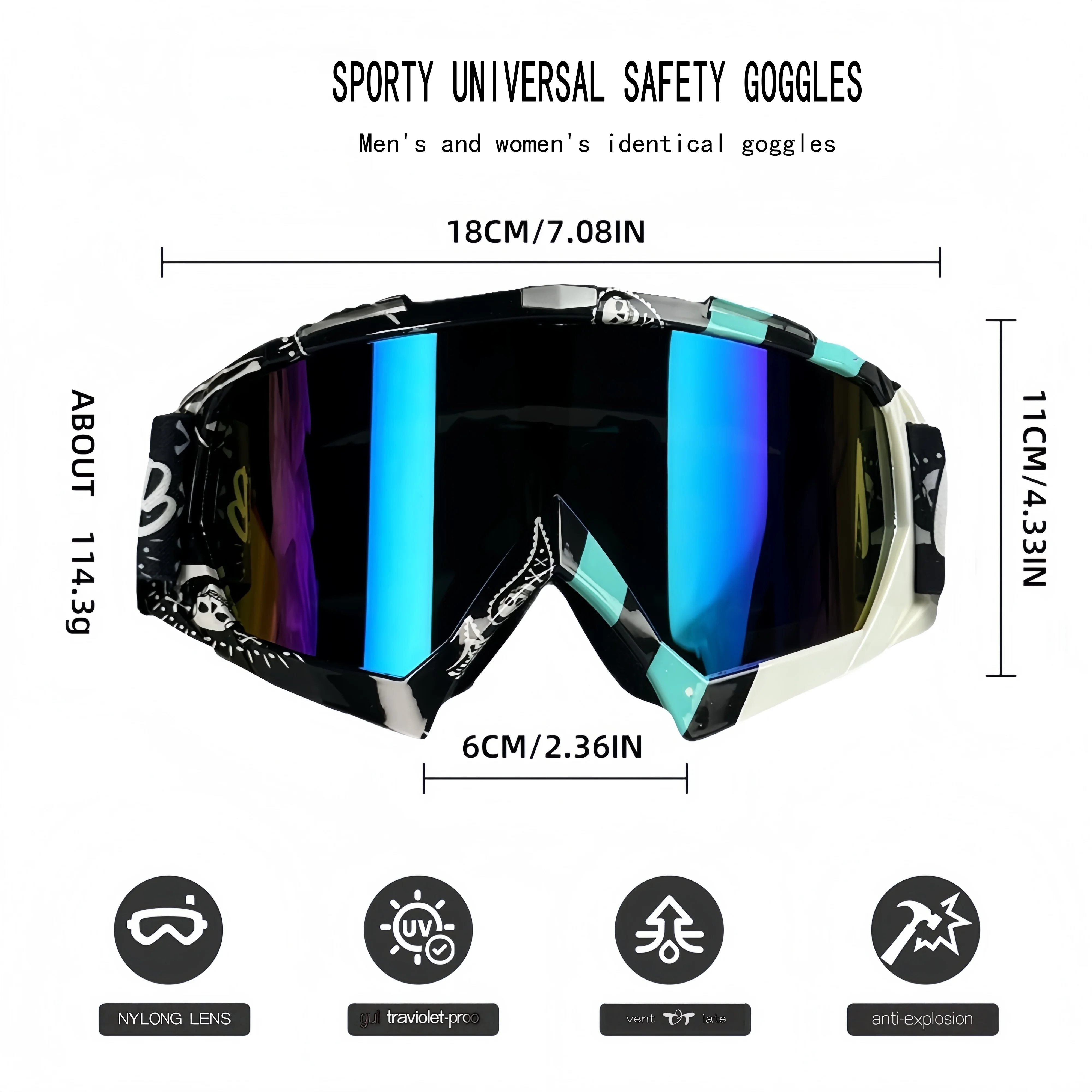 Neue 2025, Motorradbrille, Motocross-Brille, Helm, MX, Moto, Dirt Bike, ATV, Ski, Outdoor-Sport, Glas, Roller, Googles, Maske, Radfahren – Detail 2