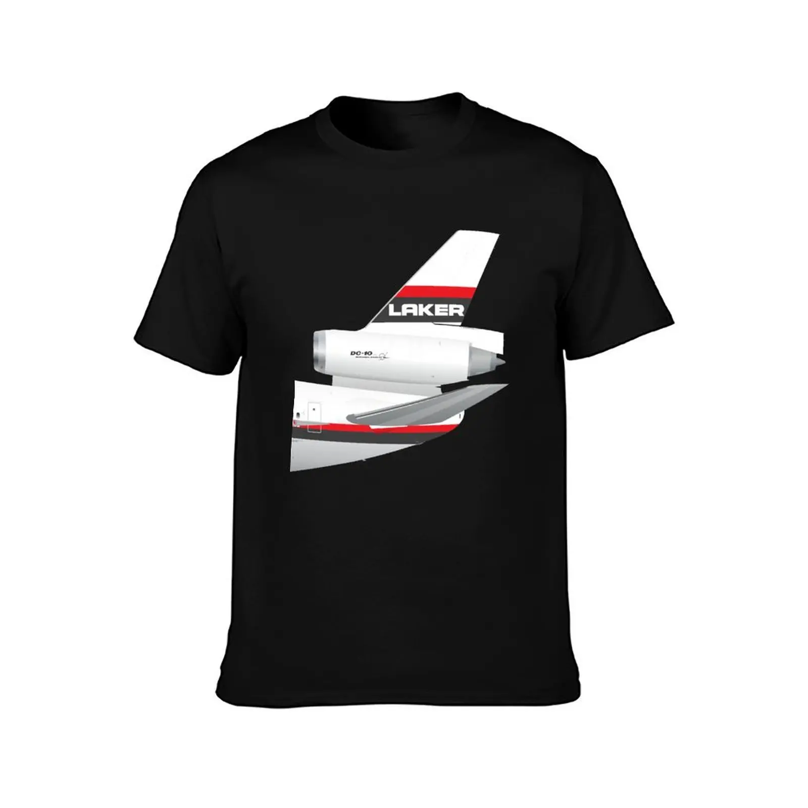 Wings In Uniform - DC-10 - Laker Airways 70's T-Shirt Summer Holiday T-Shirt