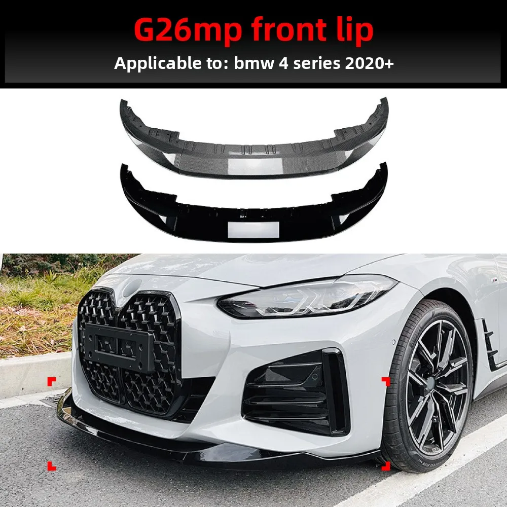 

For 2020 + BMW 4 Series G26 M Sport Front Shovel Front Lip Front Chin Enclosure Modification