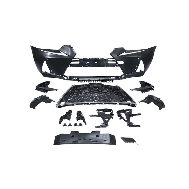 

for 13-17 IS300 200 250 Modified Sports Honeycomb Grille Old to New Model Front Bumper Surround