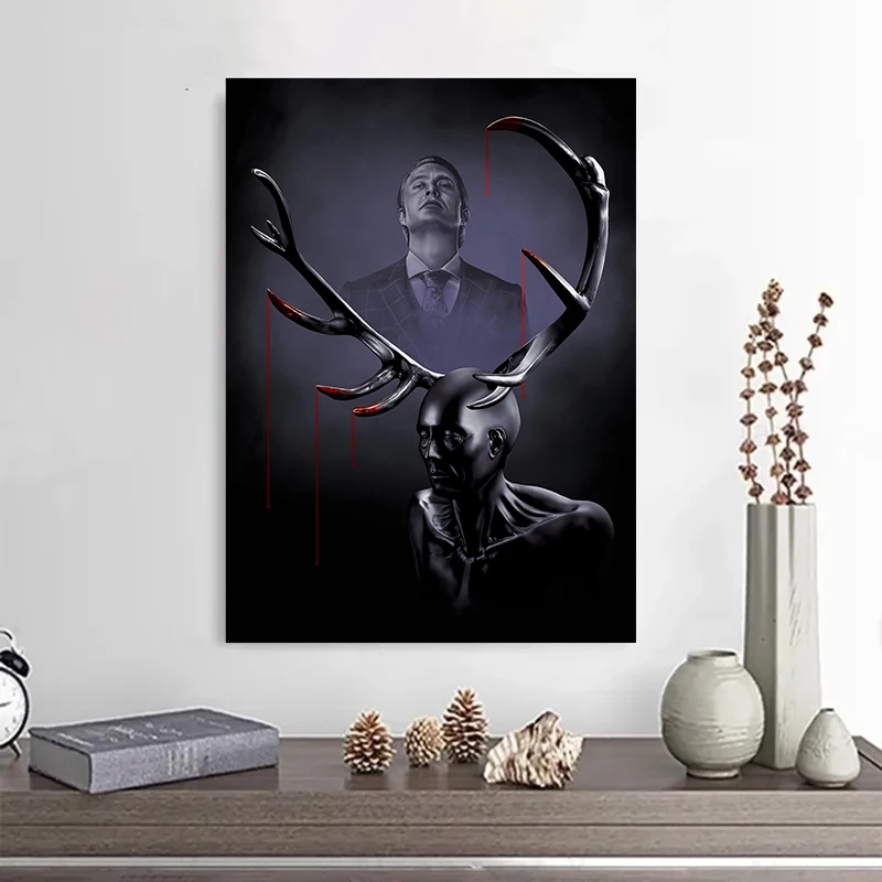 Classic Horror TV Series Hannibal Series Posters Movie Wall Art Picture Canvas Paint Prints for Bar Club Bedroom Home Decoration