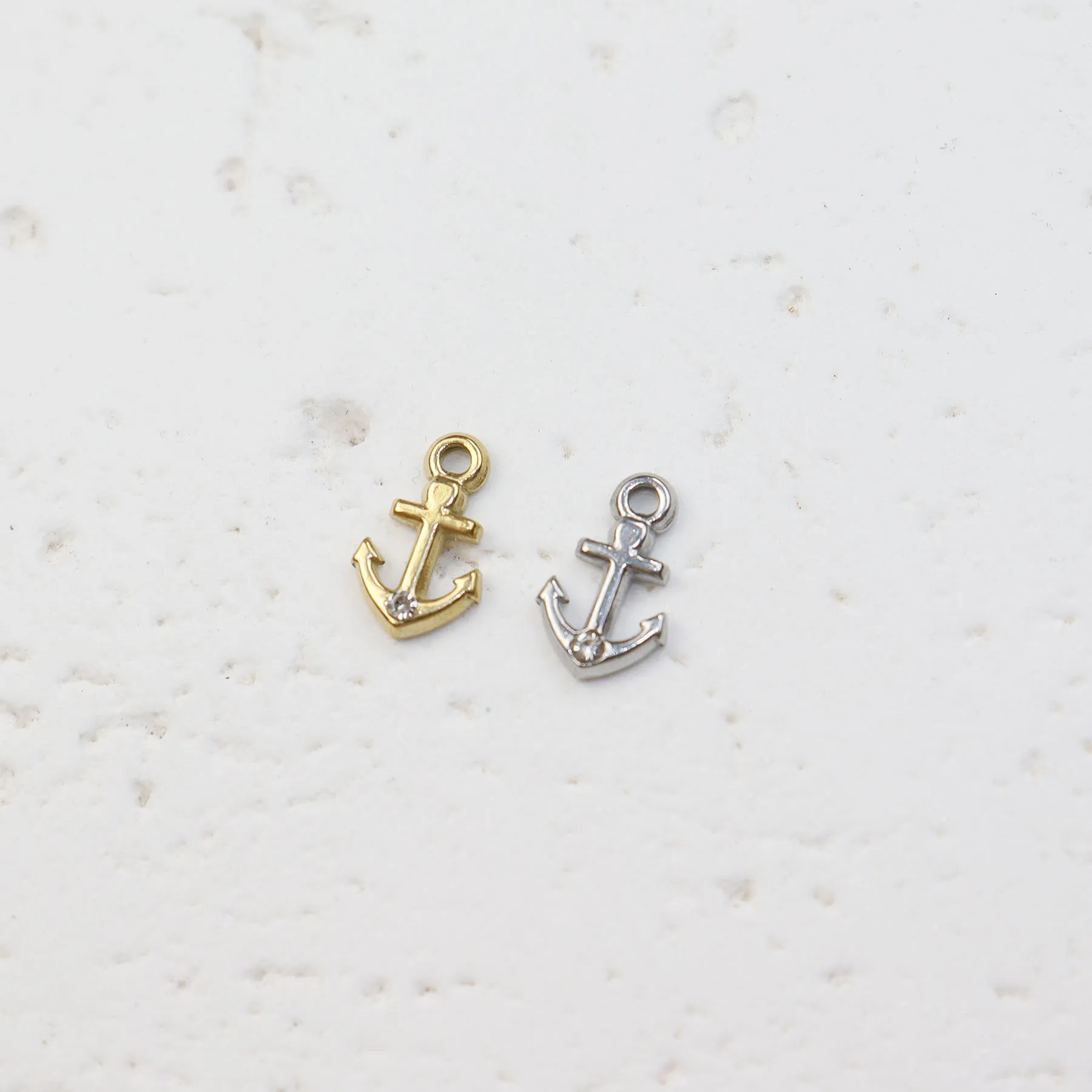 

5 шт., ювелирные изделия с морским якорем из нержавеющей стали, подвески, ожерелье, аксессуар, ручное изготовление, высокое качество, водонепроницаемое с вакуумным покрытием