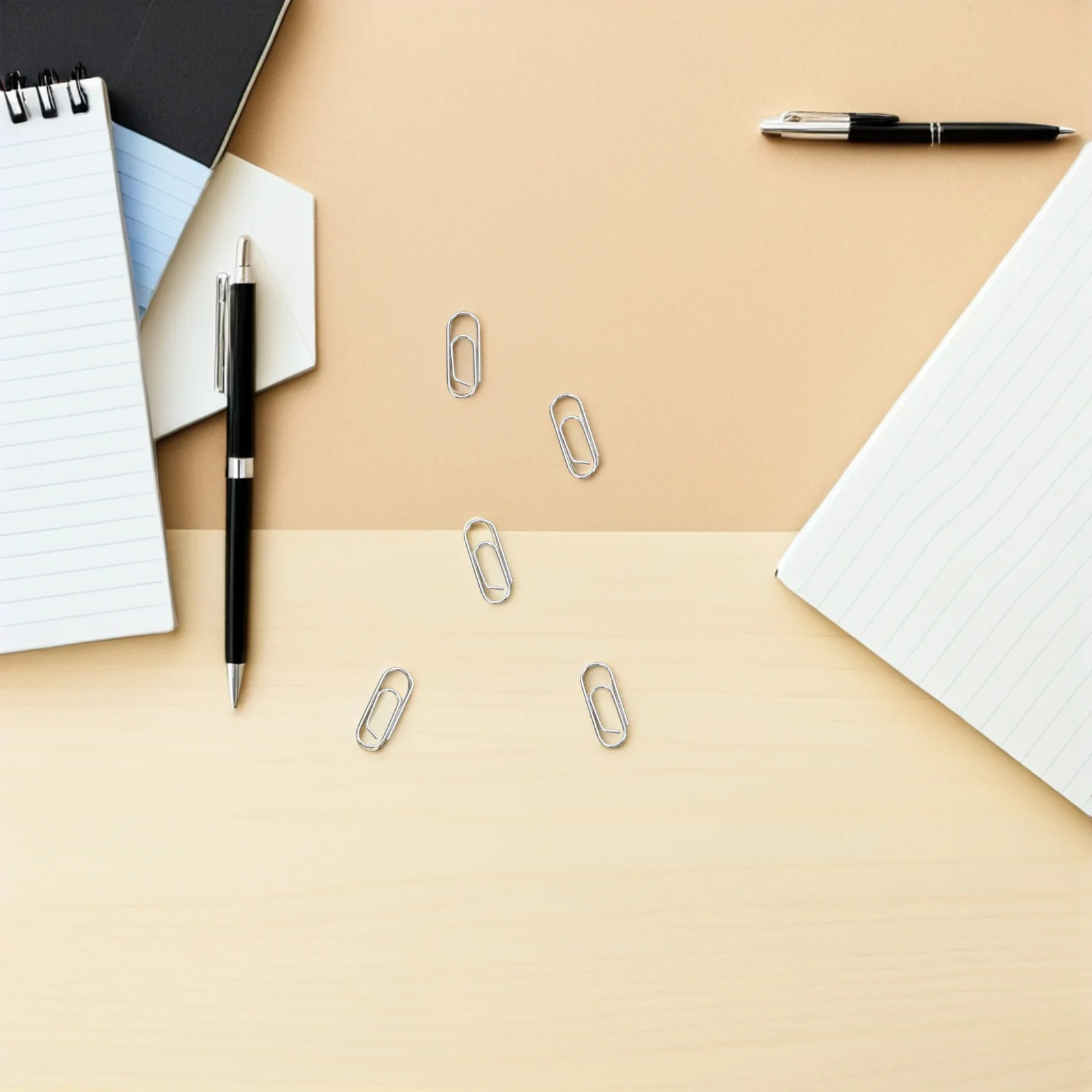 

200Pcs Small Metal Paper Clips Office Paperclip Document Clips Bookmark Clamps Metal Paper Clip Paperclips Small