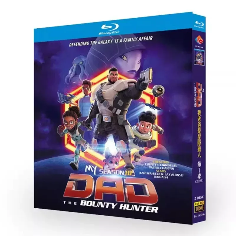 

BD Blu-ray Disc My Dad Is a Bounty Hunter Animation 1080p Disc Box Japanese English and Chinese Triple Audio