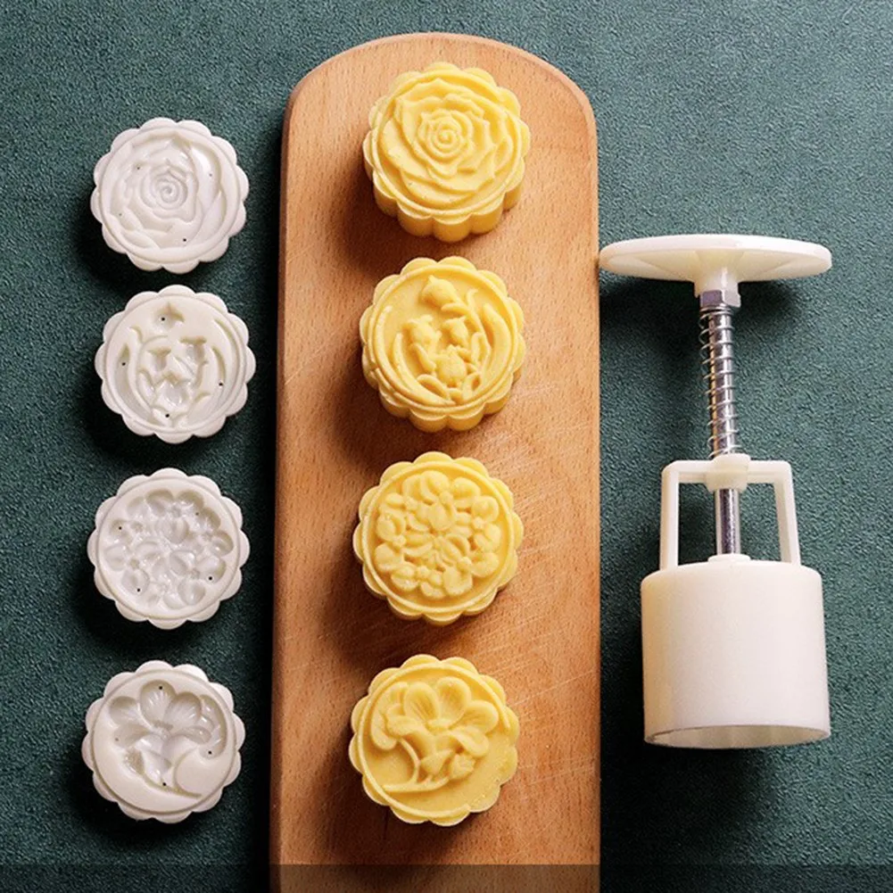 Mooncake Making Made Easy with Our Ergonomic Handpressed For Mold Featuring Clear Texture and Multiple Patterns