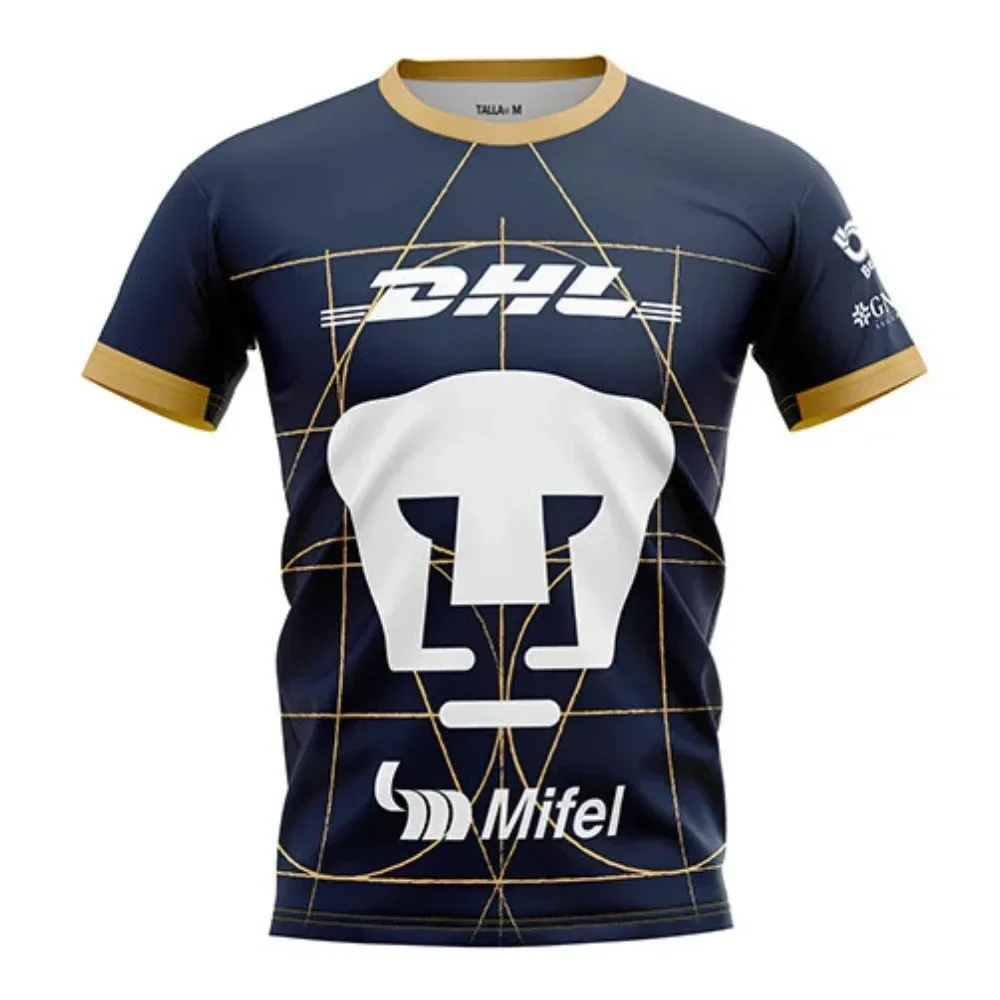 Camiseta de Fútbol con Diseño Moderno 2026, Uniforme Local y Visitante Unam, Ropa para Hombre y Mujer, Transpirable, de Secado Rápido, Talla Grande