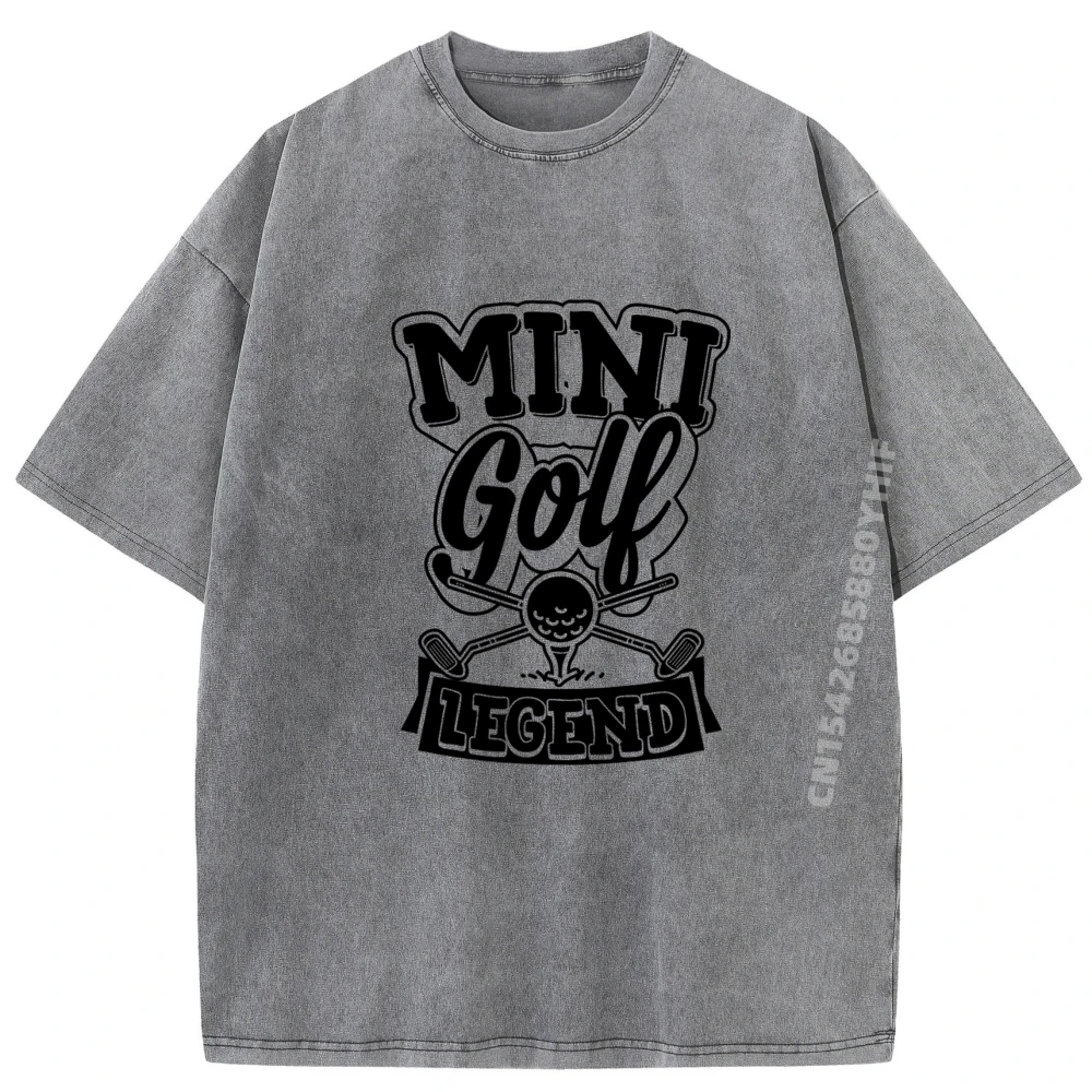 

Мини-гольф Legend Забавная клюшка для гольфа Дизайнерская одежда Мужская графическая рубашка Camiseta Ретро стираная рубашка в английском стиле