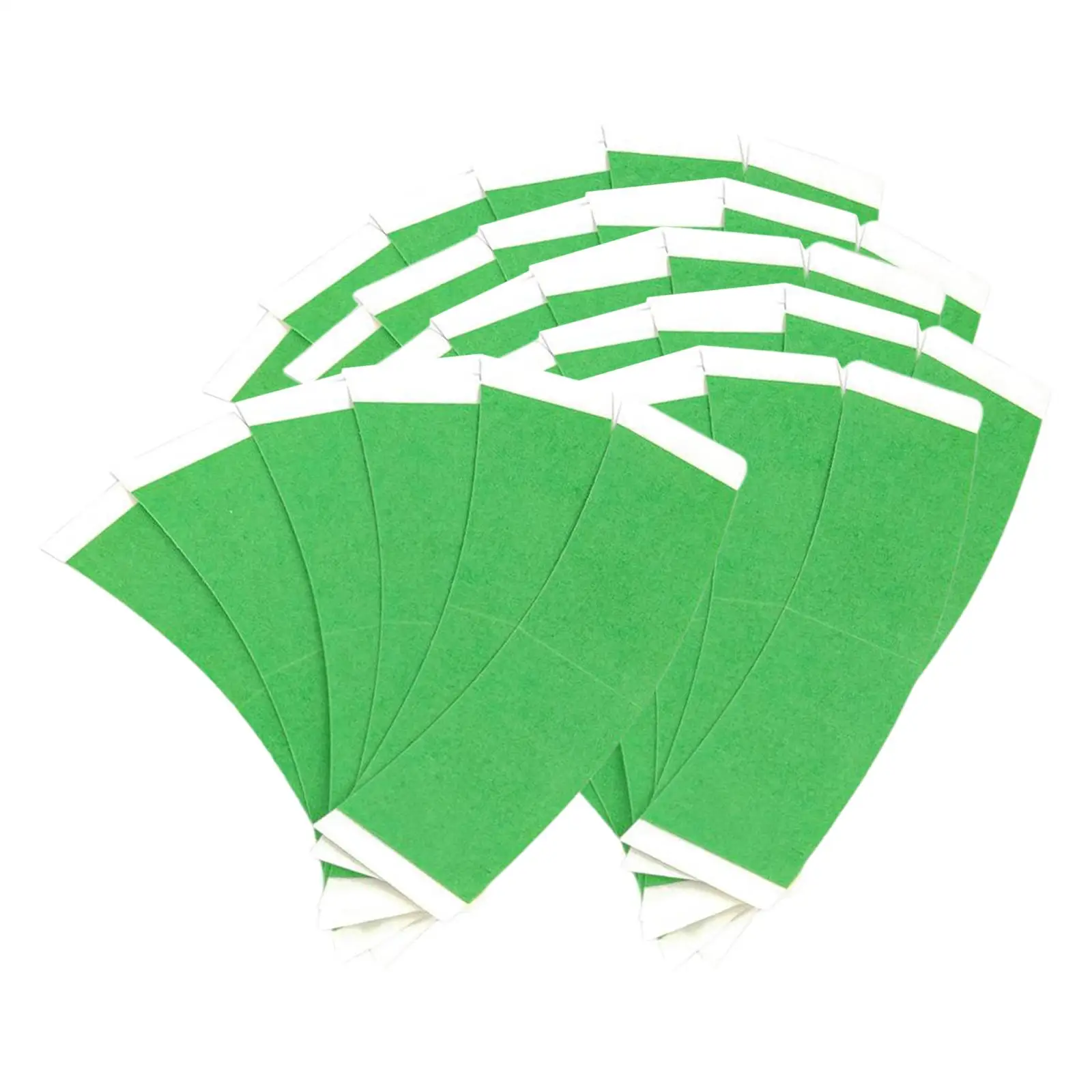 36Pcs Double Sided Waterproof Strong Tapes for Lace Front Toupee Wigs Green Color