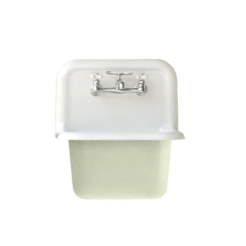 Hanging basin, high back water barrier, front sink dishwashing basin, children's room washbasin