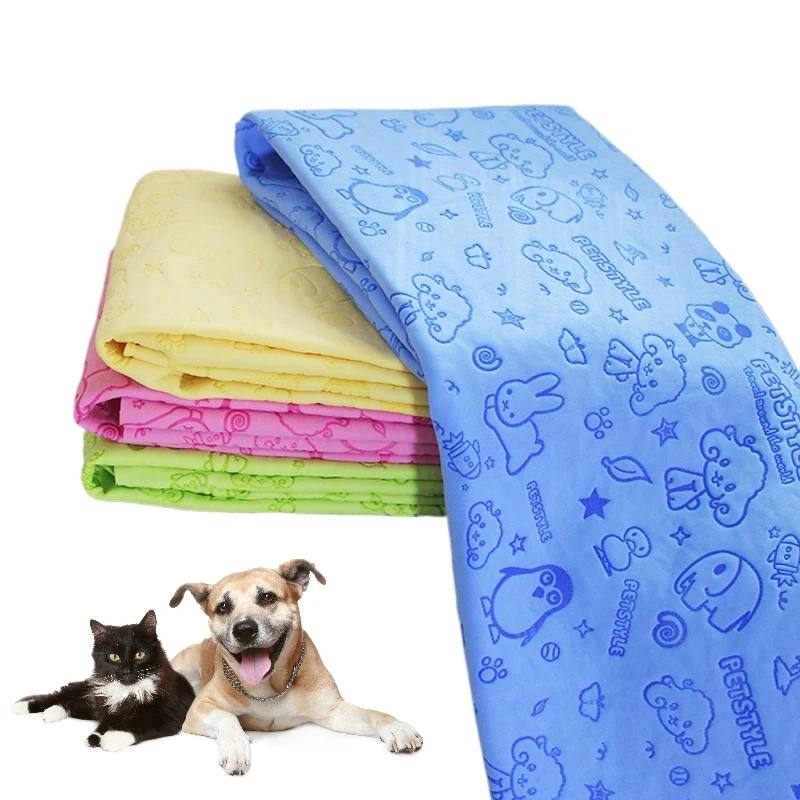 

Pet Towel Quick Dry Absorbent Cat Dog Bath Towel Suede Towels Teddy Large Medium Small Dog Bathing Supplies Pet Bath Accessories