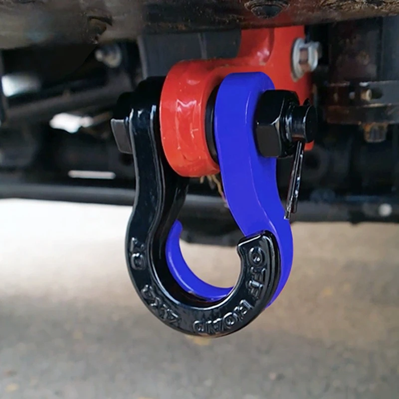 Solid Split Shackle U-shaped Recovery Hook for Off-Road Vehicle Rescue Traction Hook Anti-theft Load 18T Load-bearing 8T