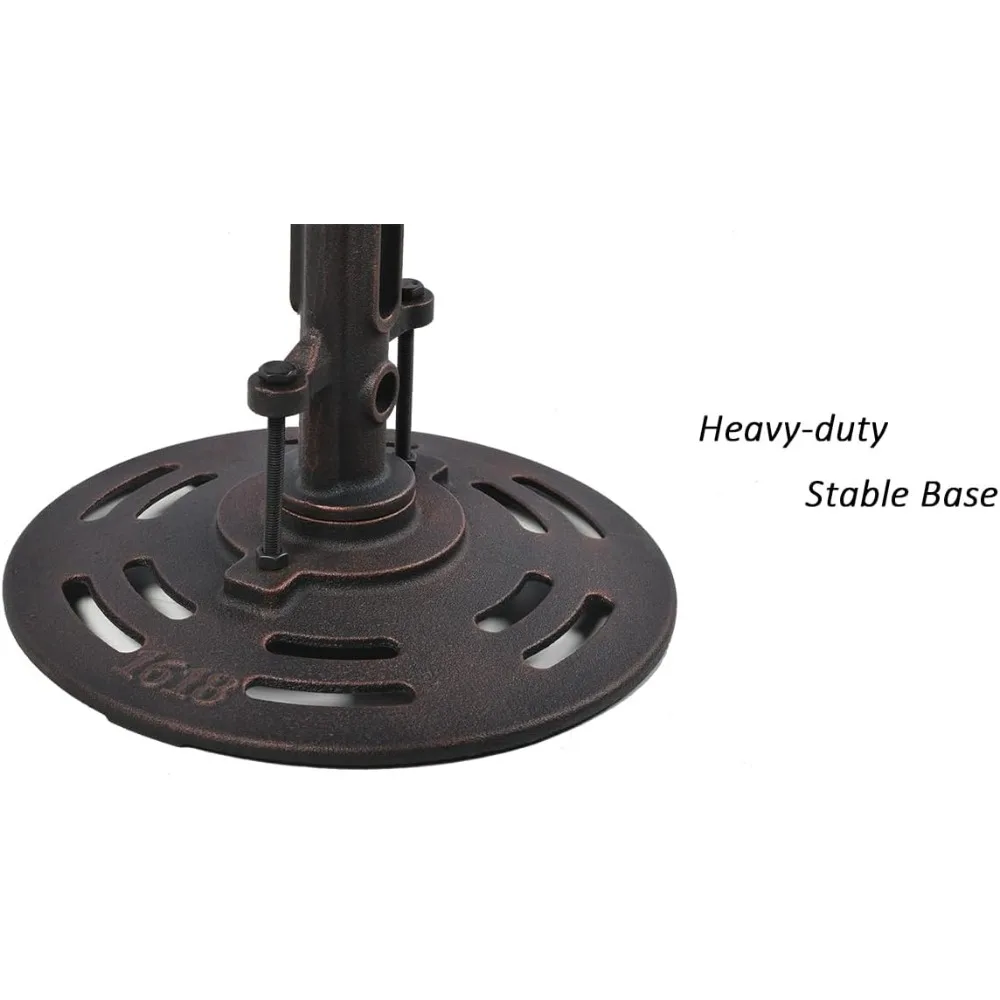 Industrial Style Metal and Wooden Side Table with Hand Crank Adjustable Height, Suitable for Living Room and Bedroom Use