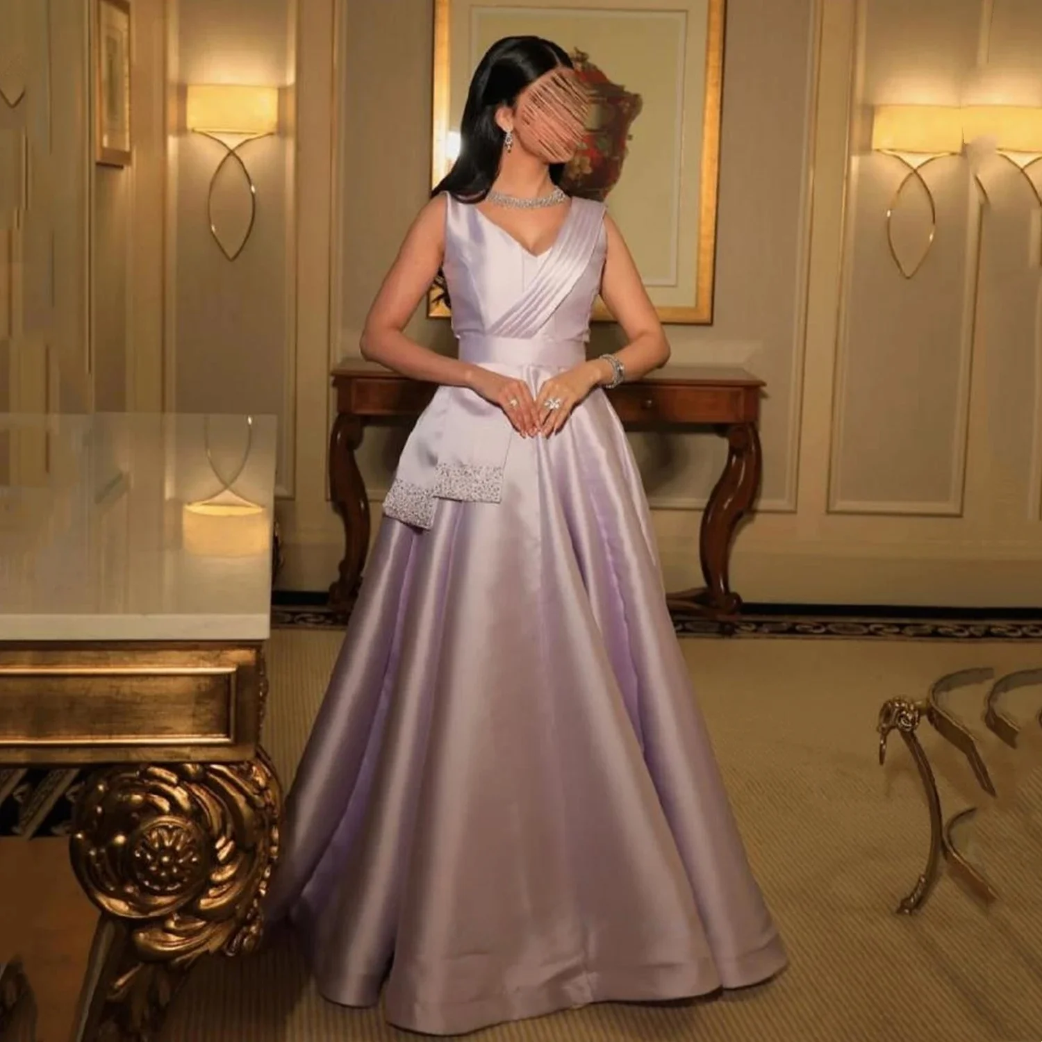 

Beaded Women Long Bespoke Occasion Gown Evening Dresses Pastrol Unisex Jersey Retro Dubai Saudi Arabic Israel Prom Customized