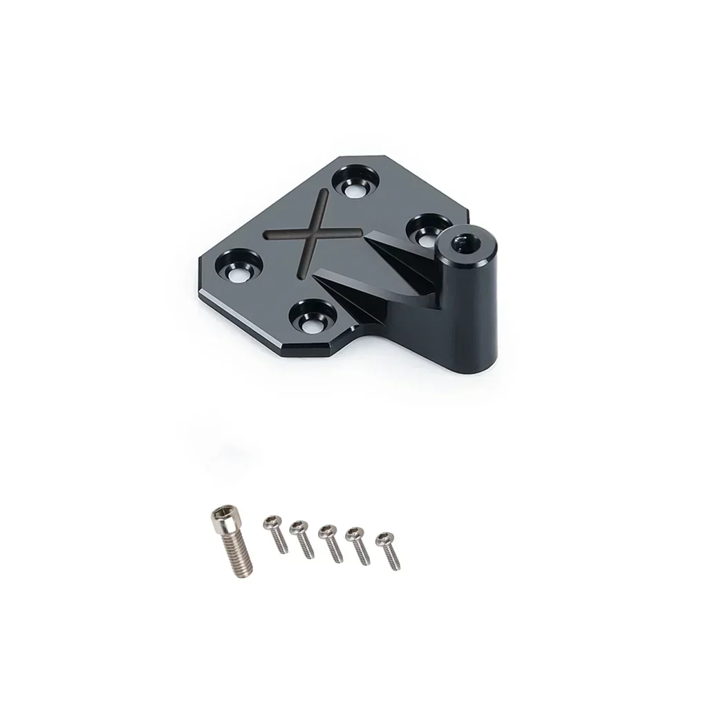 CNC 알루미늄 스페어 타이어 캐리어 휠 마운트 1/24 RC 크롤러 축 SCX24 지프 랭글러 JLU AXI00002 업그레이드 부품