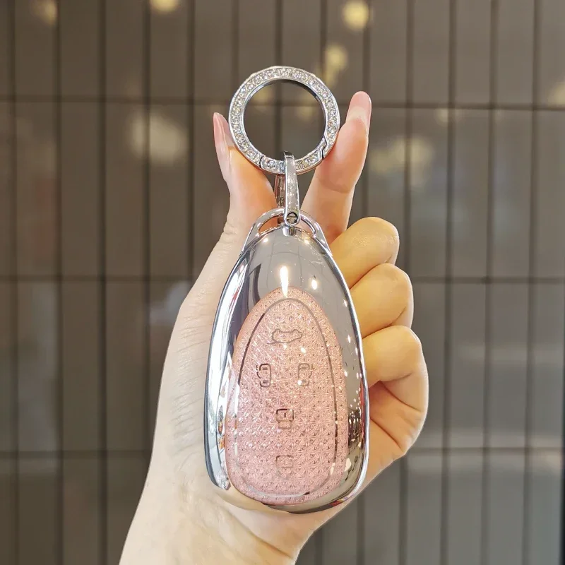 

Suitable for Wei Blue Mountain keycase high mountain new mocha dream latte keycover keyshell keychain 23/24 models car key bags