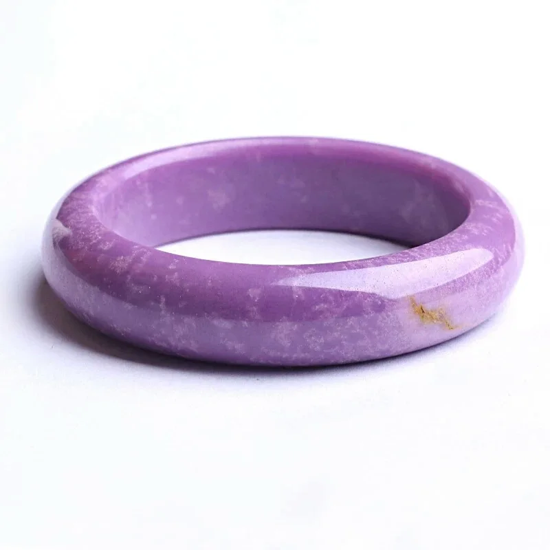 

Purple MICA Bracelet Unset Women's Ore Taro Purple Birthday Simple to Give Mom Mother-in-Law Thick Bracelet