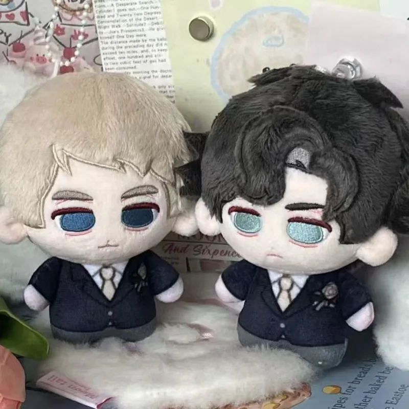 Novel Sherlock Holmes John Watson Plush Doll 10cm Soft Stuffed Toy Cute Sherlock Holmes Fan Merchandise Gift