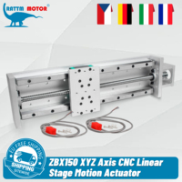 【EU STOCK】150mm Width ZBX150 200MM 300MM 400MM 600MMCNC Z axis Linear Guide Motion Actuator Table Large Load Bearing Capacity
