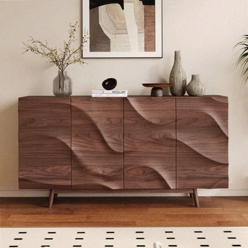 Vintage Rustic Storage Cabinet Narrow Dustproof Luxury Apartments Storage Cabinet Space Saving Szafki Do Salonu Furniture Home