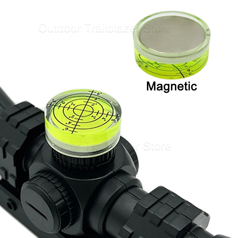

2Pcs Magnetic Gunsmith Level Rifle Scope Mounting Kit 32mm Circular Action Level Professional Magnetic Scope Leveling Tool