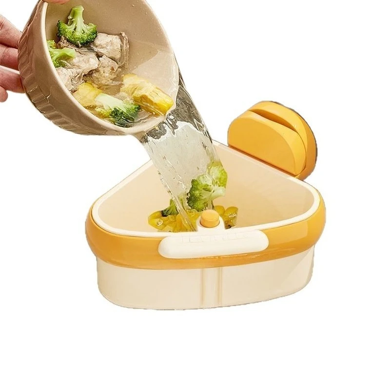 

Корзина для фильтра Присоска Ситечко для раковины Корзина для рук Фильтр для остатков пищевых продуктов Сухой - Влажный раздельный кухонный органайзер для хранения