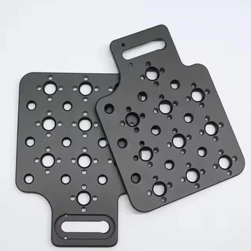 

Custom CNC Machined Universal Aluminum Metal Plate with Multiple Holes, Compatible with Various Equipment