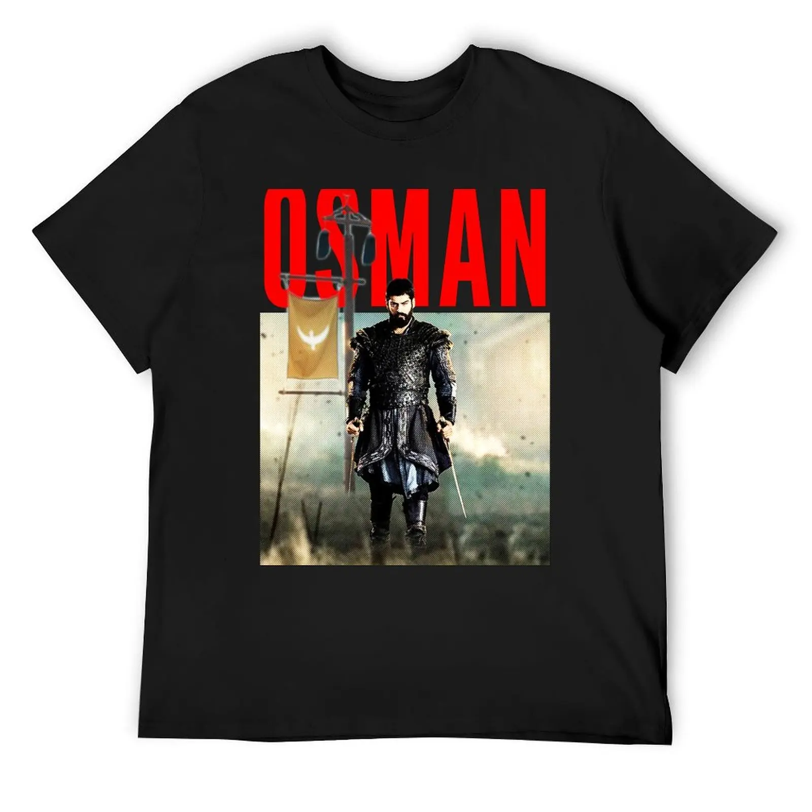 

Kurulus Osman - Flag - Sword Colour edition T-Shirt oversizeds plus sizes heavy weight t shirts for men
