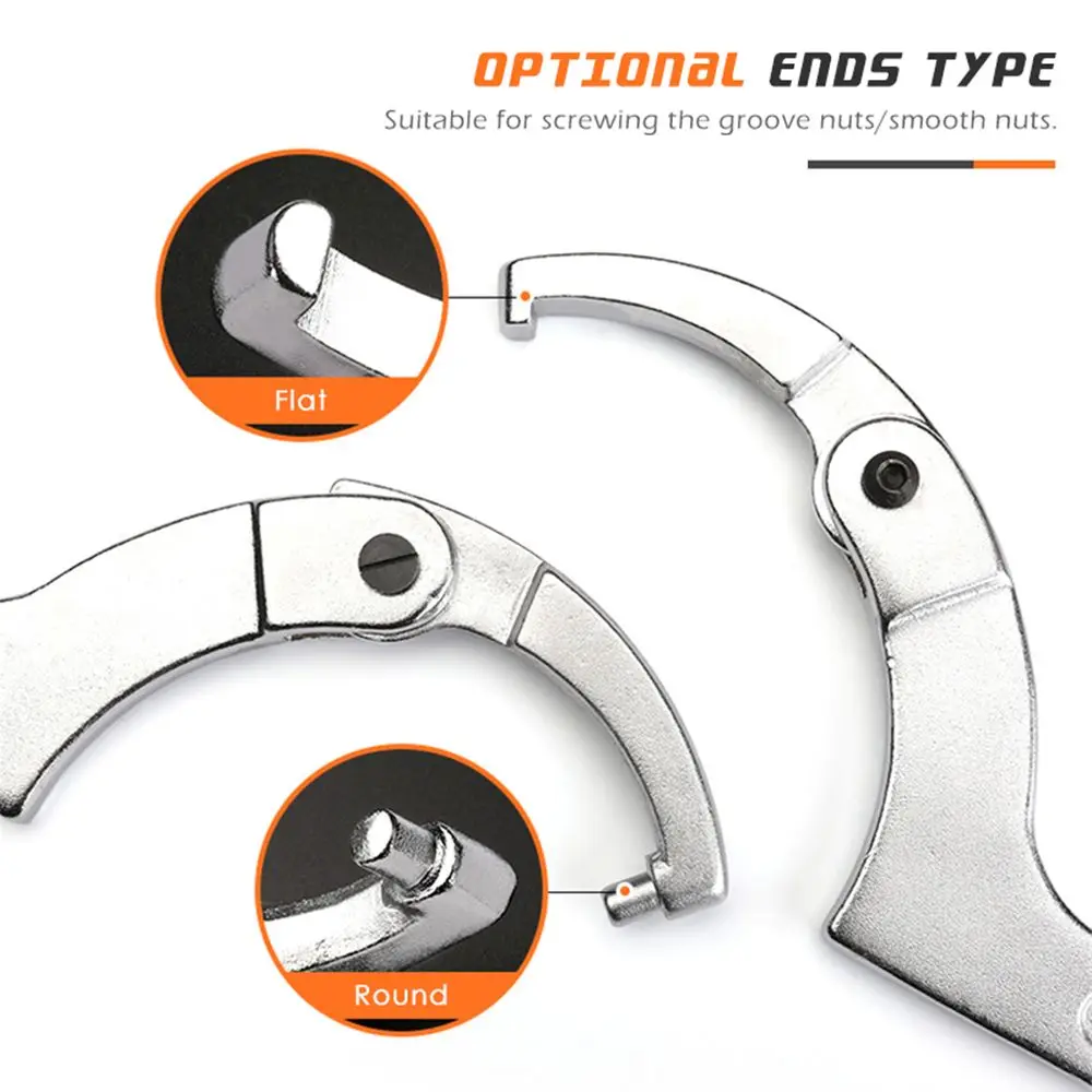 

Универсальный ремонтный набор с большим отверстием 32 мм ~ 75 мм, гайка, ключ, трубный ключ, разводной гаечный ключ, гаечные ключи C, гаечные ключи, ключ для счетчика воды
