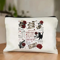 Run Little Mouse Cosmetic Bag Haunting Adeline Makeup Bags Dark Romance Merch Women Bookish Lover Gift Cute Accessories Pouch