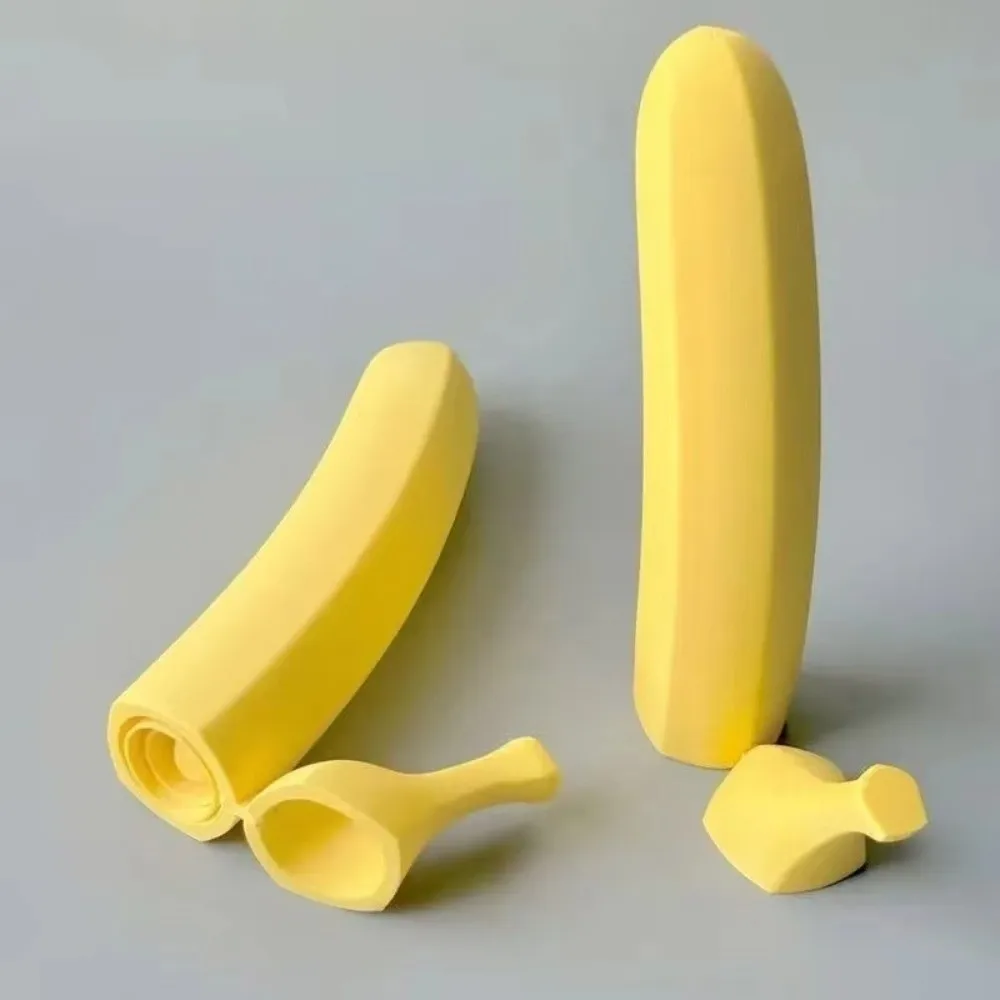 Gifts 3D Printed Telescopic Banana Creative Cosplay Accessories Decompression Toy Portable Banana Ornament