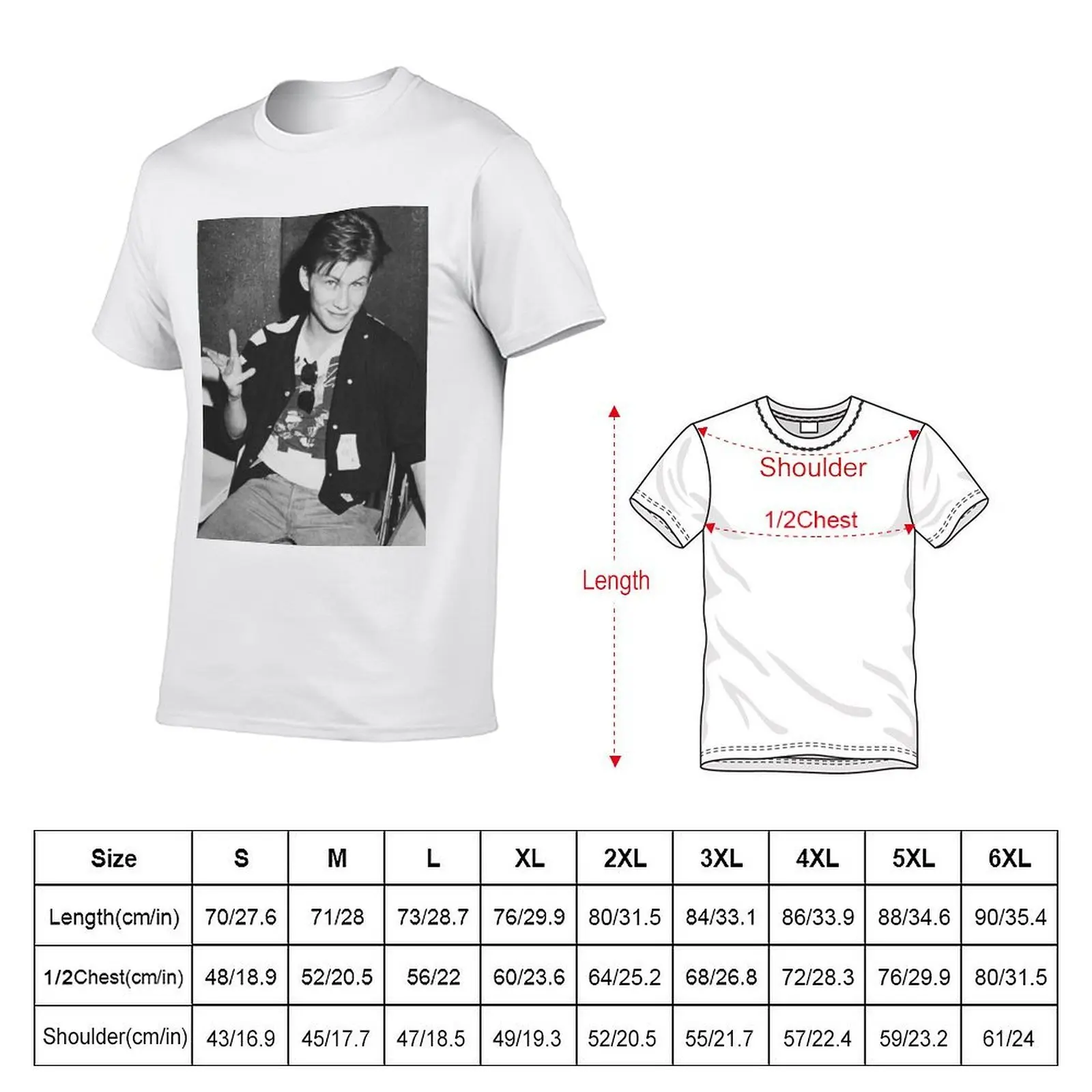 Young 80s Christian Slater T-Shirt men t shirt cotton 100% man t shirt graphic t shirts with prints T-shirt