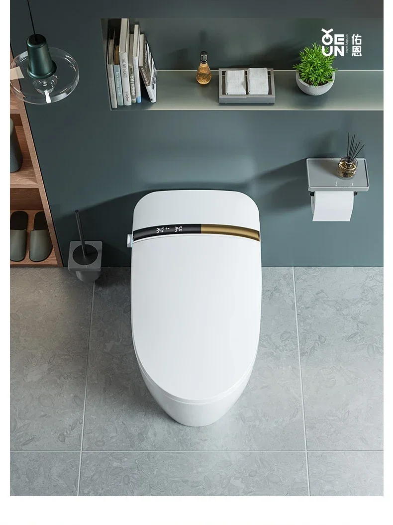 Smart Toilet Household Integrated Waterless Pressure Limit Automatic Cover Small Apartment Siphon Electric Toilet