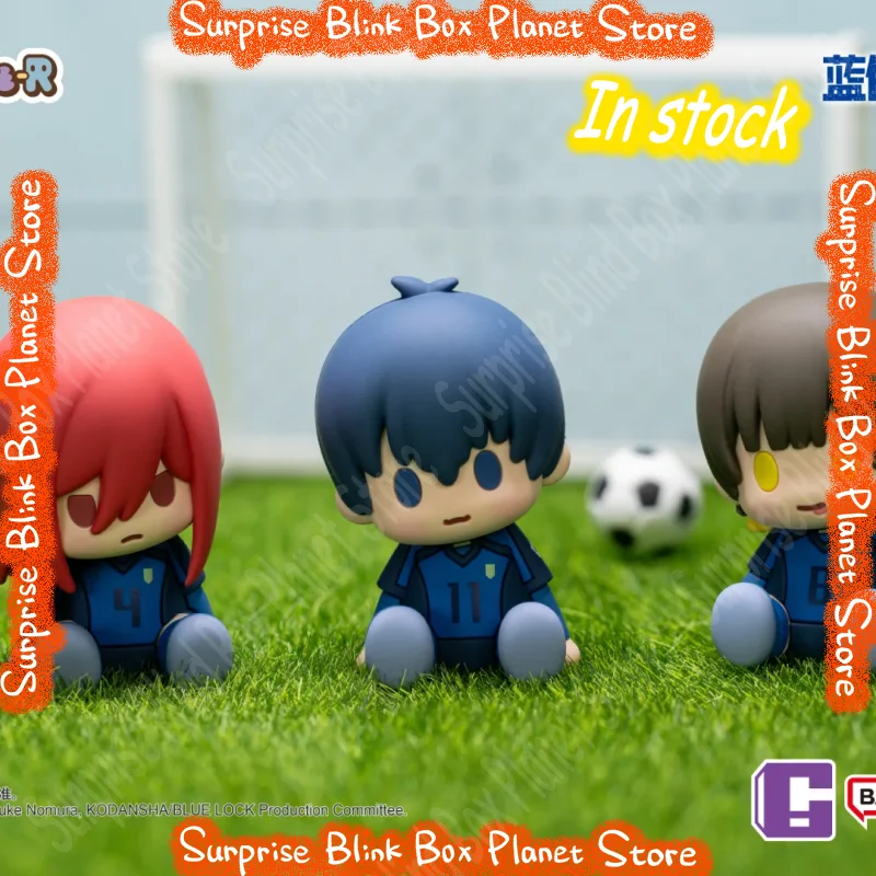 

Bandai Potepotte-R Blue Lock Q Version Tilt-Head New Blind Box | Cute Collectible Desktop Ornament Birthday Gift For Girls Fans