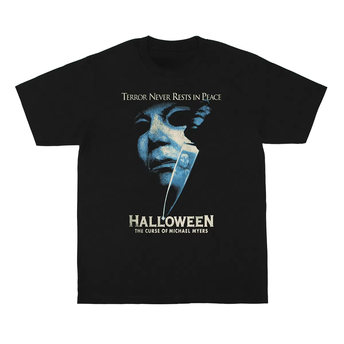 Camiseta gráfica de Michael Myers Coming Home, camiseta de algodón de marca de lujo de verano para hombres y mujeres, camiseta informal holgada de verano de manga corta
