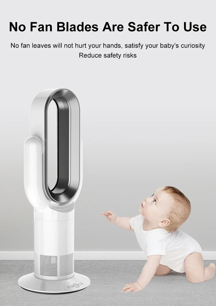 블레이드리스 선풍기 룸 공기 냉각기, Ptc 세라믹 쿨 및 침실용