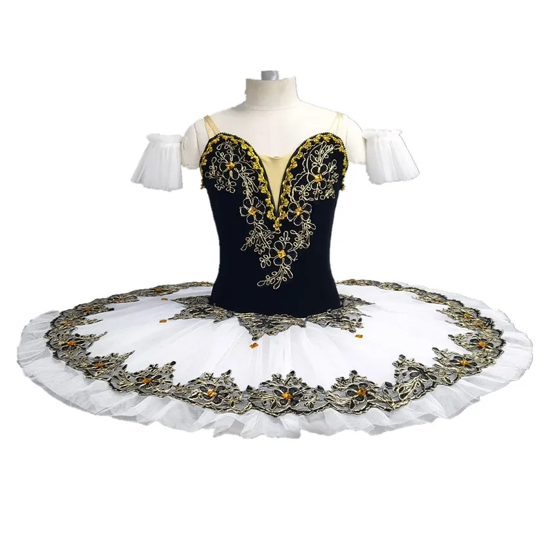 Zwart-wit Professionele Ballet Tutu Ballet Jurk Voor Kinderen Meisjes Kinderen Moderne Dans Kostuums Kleding Ballerina's Vrouwen